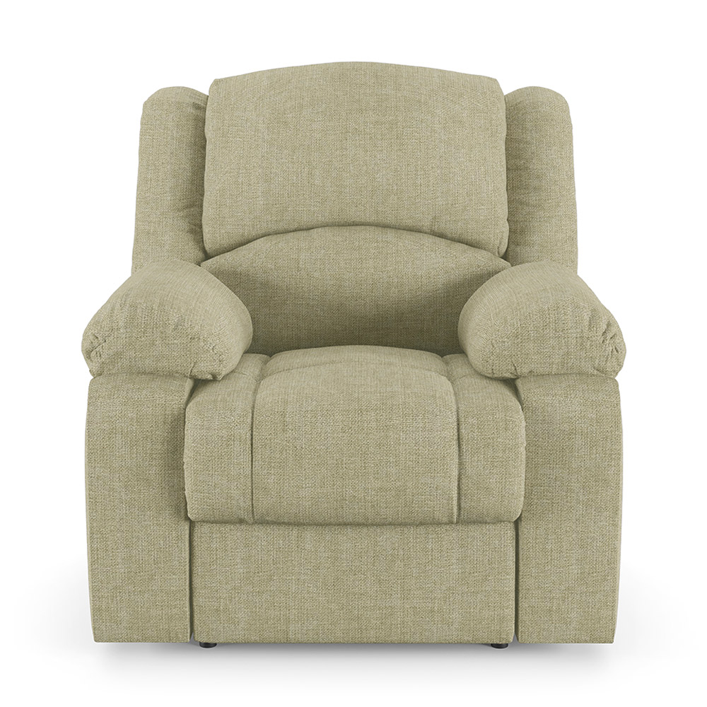 Poltrona do Papai Reclinável Sala de Cinema Madrid Power Touch Massagem USB Linho Bege  G26