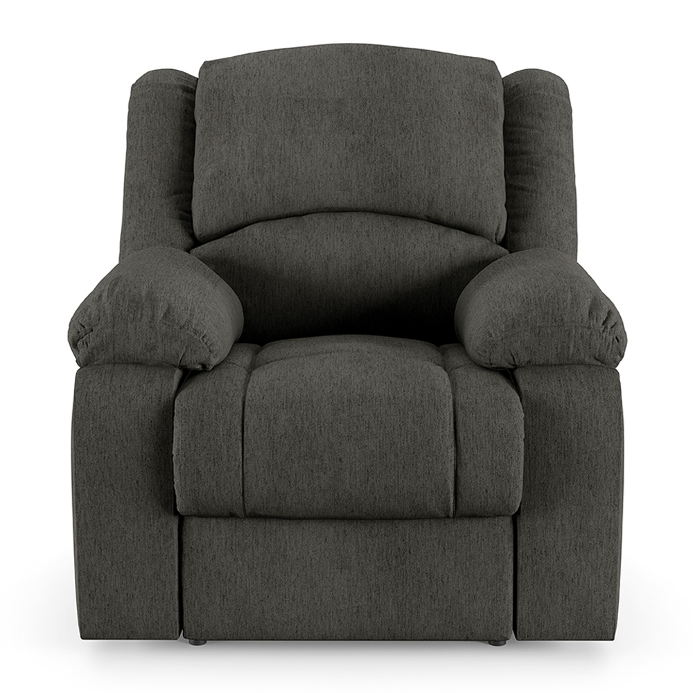 Poltrona do Papai Reclinável Sala de Cinema Madrid Power Touch Massagem USB Linho Chumbo  G26