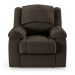 Poltrona do Papai Reclinável Sala de Cinema Madrid Power Touch Massagem USB PU Marrom  G23