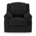 Poltrona do Papai Reclinável Sala de Cinema Madrid Power Touch Massagem USB PU Preto  G23