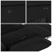 Poltrona do Papai Reclinável Sala de Cinema Madrid Power Touch Massagem USB PU Preto  G23