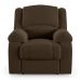Poltrona do Papai Reclinável Sala de Cinema Madrid Power Touch Massagem USB Veludo Marrom  G23