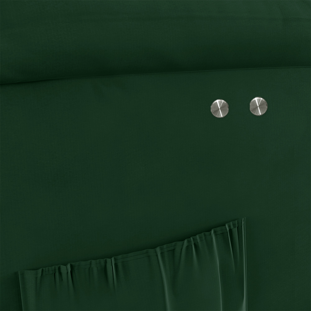 Poltrona do Papai Reclinável Sala de Cinema Madrid Power Touch Massagem USB Veludo Verde Esmeralda  G23