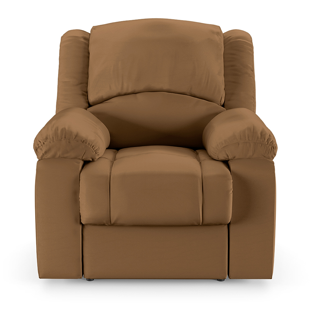 Poltrona do Papai Reclinável Sala de Cinema Madrid Power Touch PU Caramelo  G23