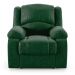 Poltrona do Papai Reclinável Sala de Cinema Madrid Power Touch PU Verde Musgo  G26