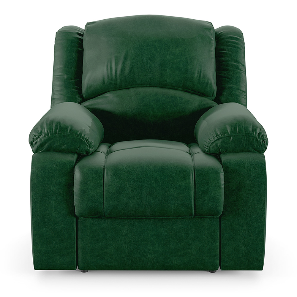 Poltrona do Papai Reclinável Sala de Cinema Madrid Power Touch PU Verde Musgo  G26