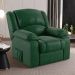Poltrona do Papai Reclinável Sala de Cinema Madrid Power Touch PU Verde Musgo  G26