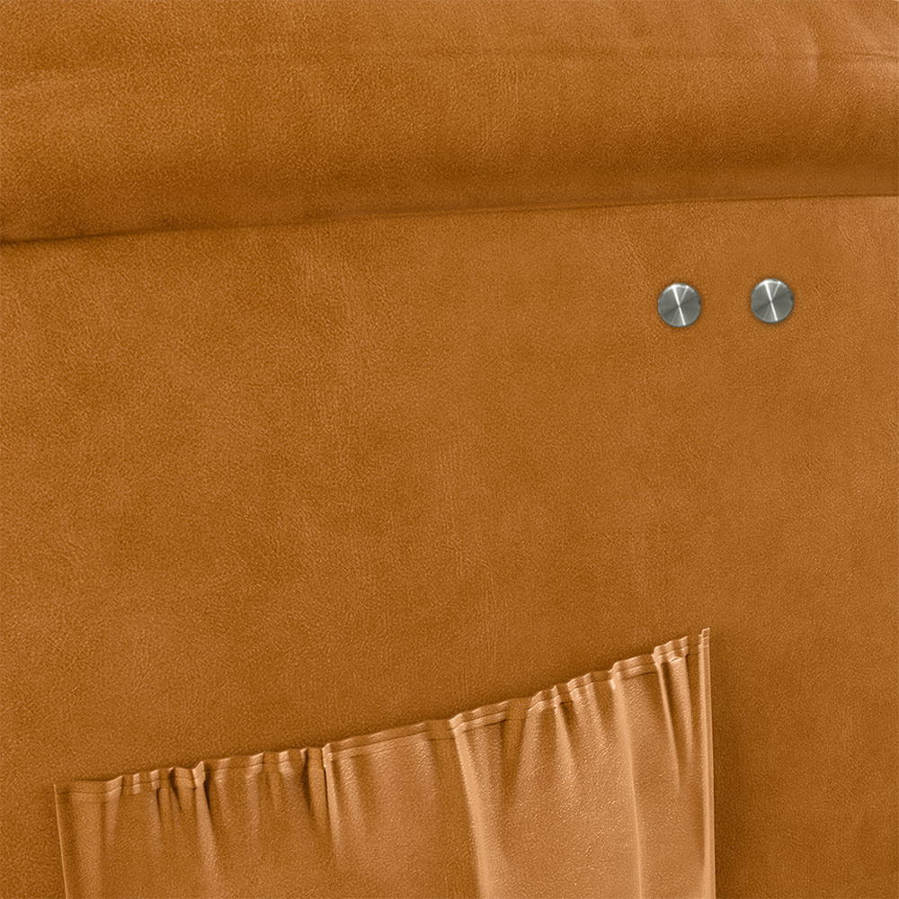 Poltrona do Papai Reclinável Sala de Cinema Madrid Power Touch PU Whisky  G26