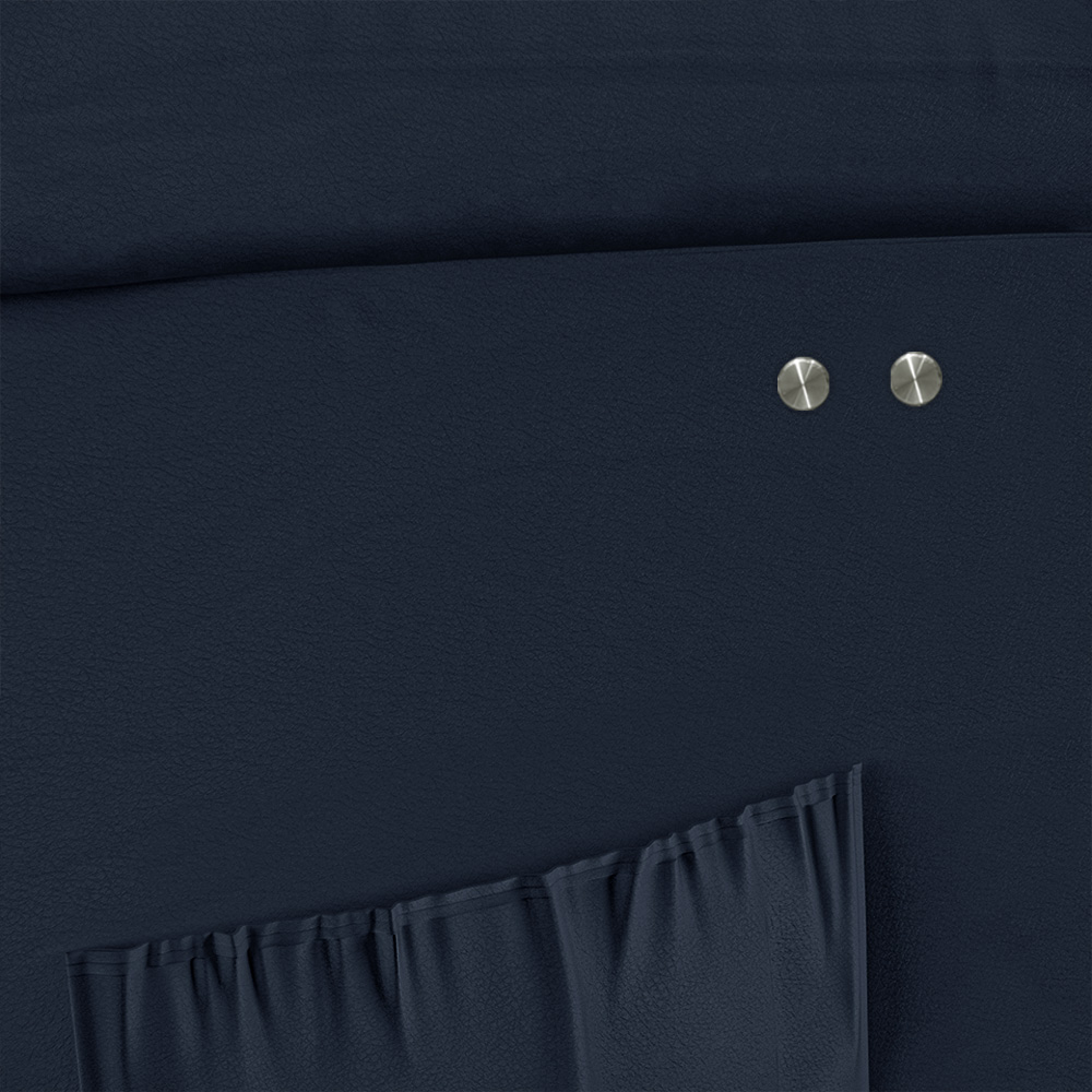 Poltrona do Papai Reclinável Sala de Cinema Madrid Power Touch USB PU Azul  G23