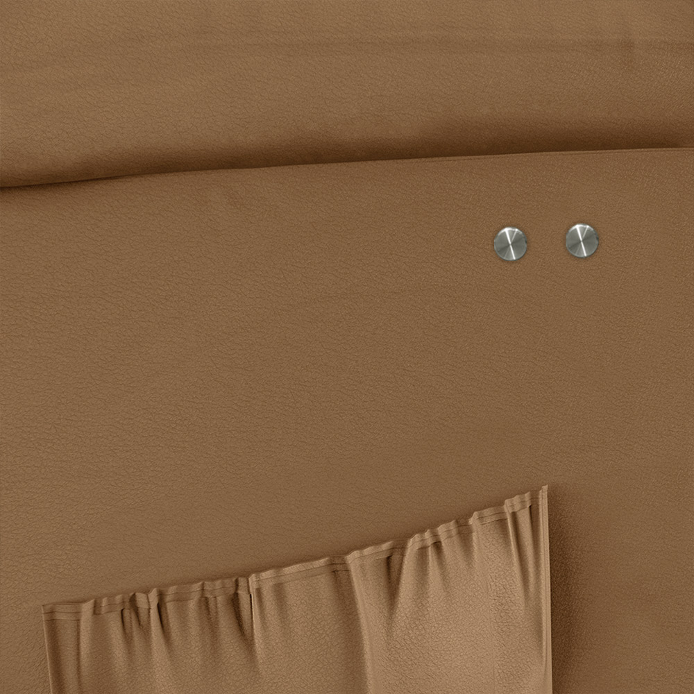 Poltrona do Papai Reclinável Sala de Cinema Madrid Power Touch USB PU Caramelo  G23