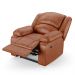 Poltrona do Papai Reclinável Sala de Cinema Madrid Power Touch USB PU Caramelo Brilho  G26