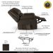 Poltrona do Papai Reclinável Sala de Cinema Madrid Power Touch USB PU Marrom  G23