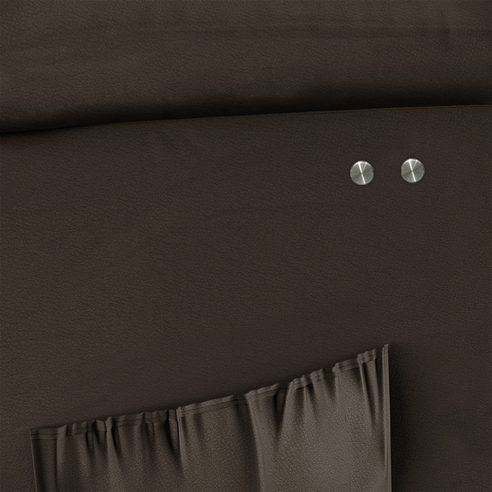 Poltrona do Papai Reclinável Sala de Cinema Madrid Power Touch USB PU Marrom  G23