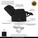 Poltrona do Papai Reclinável Sala de Cinema Madrid Power Touch USB PU Preto  G23