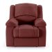 Poltrona do Papai Reclinável Sala de Cinema Madrid Power Touch USB PU Vermelho  G23