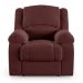 Poltrona do Papai Reclinável Sala de Cinema Madrid Power Touch USB Veludo Vinho  G23