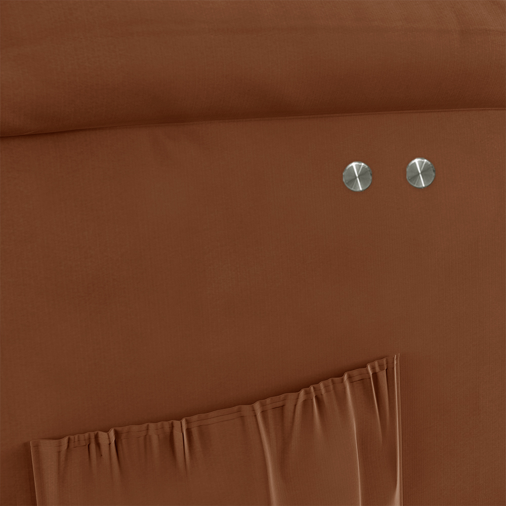 Poltrona do Papai Reclinável Sala de Cinema Madrid Power Touch Veludo Terracota  G23
