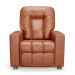 Poltrona do Papai Reclinável Sala de Cinema Pequim Manual PU Camel G23 - Gran Belo