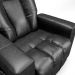 Poltrona do Papai Reclinável Sala de Cinema Pequim Manual PU Preto G23 - Gran Belo