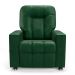 Poltrona do Papai Reclinável Sala de Cinema Pequim Manual PU Verde G23 - Gran Belo