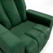 Poltrona do Papai Reclinável Sala de Cinema Pequim Manual PU Verde G23 - Gran Belo