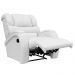 Poltrona do Papai Reclinável Zero Wall com Gatilho Oasis PU Sintético Branco G23 - Gran Belo