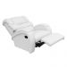 Poltrona do Papai Reclinável Zero Wall com Gatilho Oasis PU Sintético Branco G23 - Gran Belo