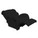 Poltrona do Papai Reclinável Zero Wall com Gatilho Oasis PU Sintético Preto G23 - Gran Belo