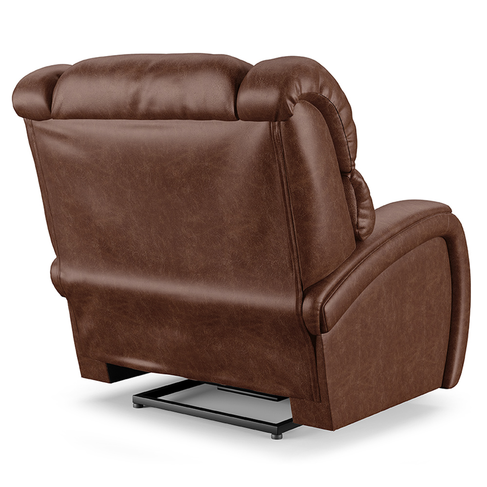 Poltrona do Papai Sala de Cinema Reclinável Kylie Controle Power Elétrico PU Marrom Brilho G23