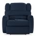 Poltrona do Papai Sala de Cinema Reclinável Kylie Controle Power Elétrico USB PU Azul G23