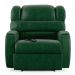 Poltrona do Papai Sala de Cinema Reclinável Kylie Controle Power Elétrico USB PU Verde Musgo G23