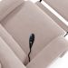 Poltrona do Papai Sala de Cinema Reclinável Kylie Controle Power Elétrico Veludo Rosê G23