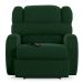 Poltrona do Papai Sala de Cinema Reclinável Kylie Controle Power Elétrico Veludo Verde Esmeralda G23