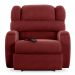 Poltrona do Papai Sala de Cinema Reclinável Kylie Controle Power Elétrico Veludo Vermelho G23