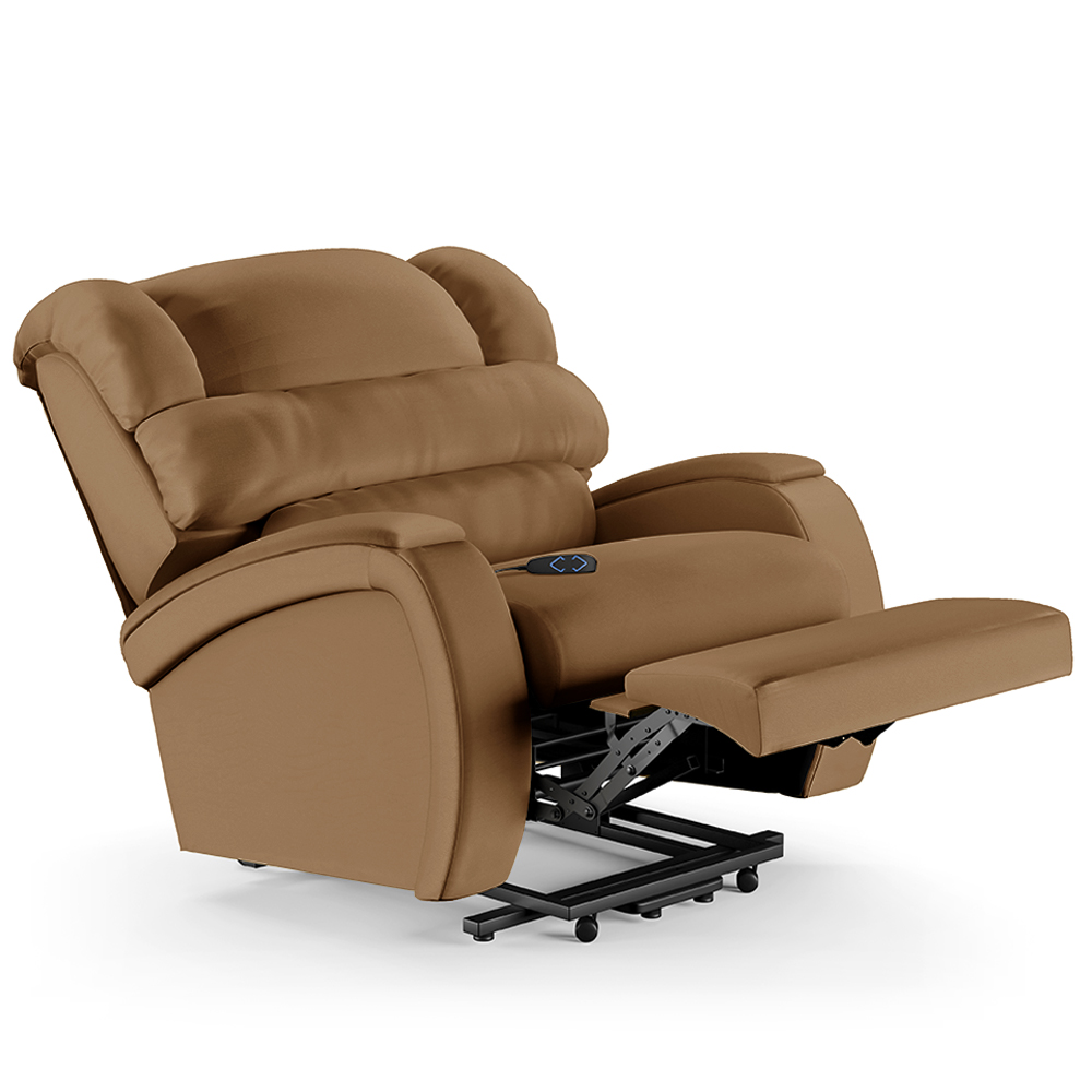Poltrona do Papai Sala de Cinema Reclinável Kylie Elevação Lift Elétrico PU Caramelo G23