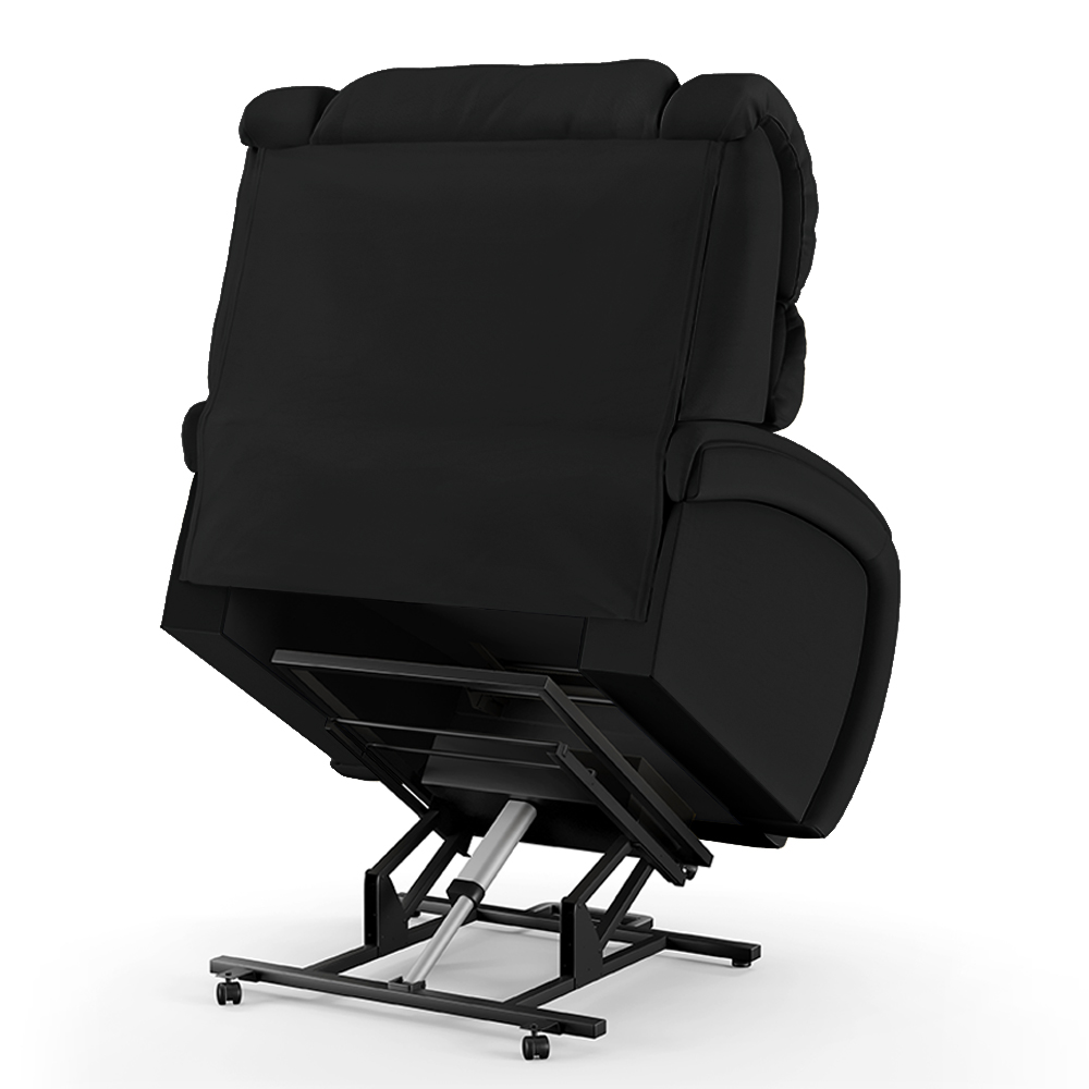 Poltrona do Papai Sala de Cinema Reclinável Kylie Elevação Lift Elétrico PU Preto G23