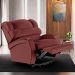 Poltrona do Papai Sala de Cinema Reclinável Kylie Elevação Lift Elétrico PU Vermelho G23