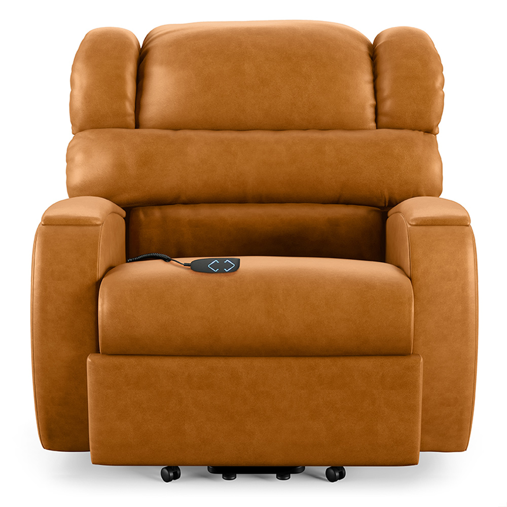 Poltrona do Papai Sala de Cinema Reclinável Kylie Elevação Lift Elétrico PU Whisky G23