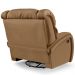 Poltrona do Papai Sala de Cinema Reclinável Kylie Glider Manual Giratória Massagem USB PU Caramelo G23