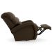 Poltrona do Papai Sala de Cinema Reclinável Kylie Glider Manual Giratória Massagem USB Veludo Marrom G23