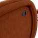 Poltrona do Papai Sala de Cinema Reclinável Kylie Glider Manual Giratória Massagem USB Veludo Terracota G23