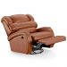 Poltrona do Papai Sala de Cinema Reclinável Kylie Glider Manual Giratória PU Caramelo Brilho G23