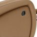 Poltrona do Papai Sala de Cinema Reclinável Kylie Glider Manual Giratória PU Caramelo G23