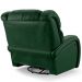 Poltrona do Papai Sala de Cinema Reclinável Kylie Glider Manual Giratória PU Verde Musgo G23