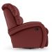 Poltrona do Papai Sala de Cinema Reclinável Kylie Glider Manual Giratória PU Vermelho G23