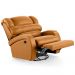 Poltrona do Papai Sala de Cinema Reclinável Kylie Glider Manual Giratória PU Whisky G23