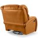 Poltrona do Papai Sala de Cinema Reclinável Kylie Glider Manual Giratória PU Whisky G23