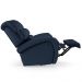 Poltrona do Papai Sala de Cinema Reclinável Kylie Glider Manual Giratória USB PU Azul G23