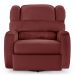 Poltrona do Papai Sala de Cinema Reclinável Kylie Glider Manual Giratória USB PU Vermelho G23