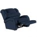 Poltrona do Papai Sala de Cinema Reclinável Kylie Manual PU Azul G23